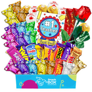 Rainbow Rose Teachers Chocolate Box