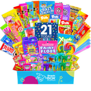 21st Birthday Kaleidoscope Lolly Box Gift Hamper – Medium