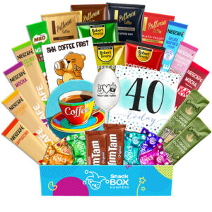 40th Birthday Birthday Coffee Warm Wishes Gift Box Hamper