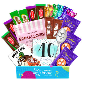 40th Birthday Hot Chocolate Warm Wishes Gift Box Hamper