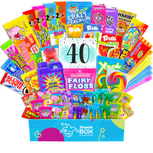 40th Birthday Kaleidoscope Lolly Box Gift Hamper – Medium