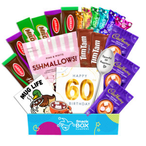 60th Birthday Hot Chocolate Warm Wishes Gift Box Hamper