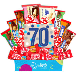70th Birthday KitKat Chocolate Gift Box Hamper