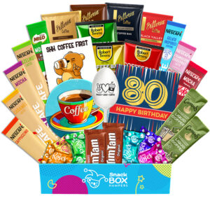 80th Birthday Coffee Warm Wishes Gift Box Hamper