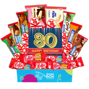 80th Birthday KitKat Chocolate Gift Box Hamper