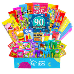 90th Birthday Kaleidoscope Lolly Box Gift Hamper – Fun Size