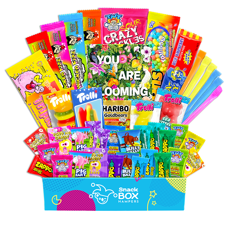 Graduation Kaleidoscope Lolly Box Gift Hamper – Fun Size - Snack Box ...