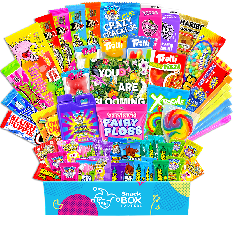 Graduation Kaleidoscope Lolly Box Gift Hamper – Medium - Snack Box Hampers