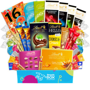 16th Birthday Lindt Premium Chocolate Gift Box Hamper - Large