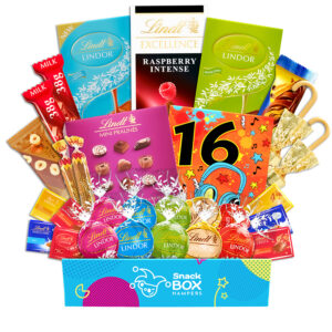 16th Birthday Lindt Premium Chocolate Gift Box Hamper – Medium