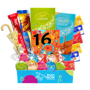 16th Birthday Lindt Premium Chocolate Gift Box Hamper – Small