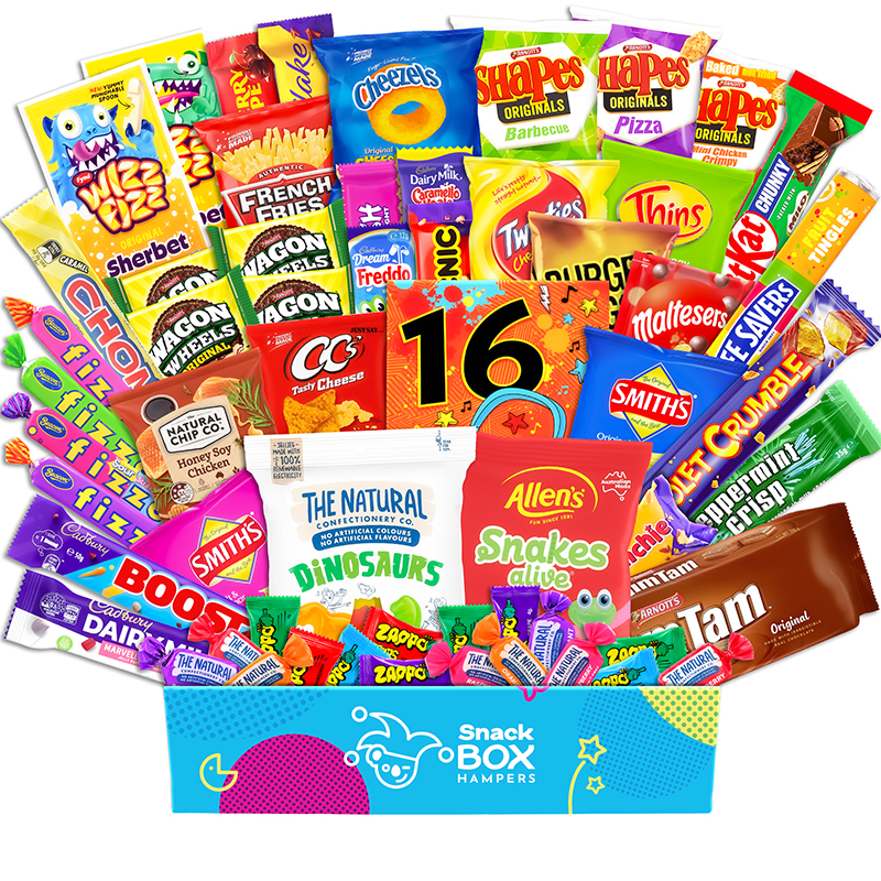 16th Birthday Snack Box Hamper – Teen Treat Incoming
