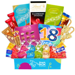 18th Birthday Lindt Premium Chocolate Gift Box Hamper – Medium
