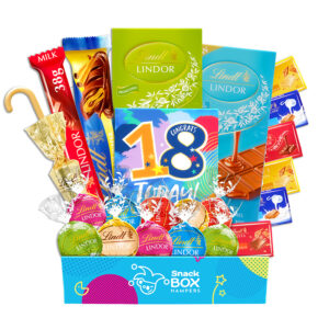 18th Birthday Lindt Premium Chocolate Gift Box Hamper - Small