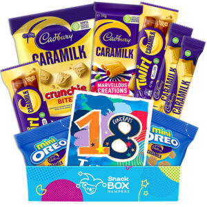 18th birthday caramilk gift box hamper