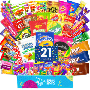 21st Birthday Thrill Mix Snack Box Gift Hamper – Extra Large