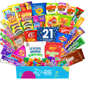 21st Birthday Thrill Mix Snack Box Gift Hamper – Large