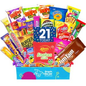 21st Birthday Thrill Mix Snack Box Gift Hamper – Medium