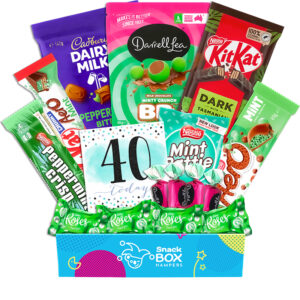 40th Birthday Mint Chocolate Gift Box Hamper