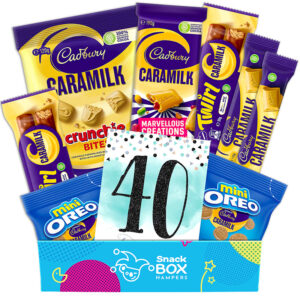 40th birthday caramilk gift box hamper