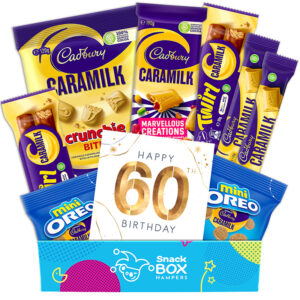 60th birthday caramilk gift box hamper