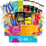 70th Birthday Lindt Premium Chocolate Gift Box Hamper – Large
