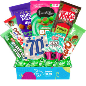 70th Birthday Mint Chocolate Gift Box Hamper