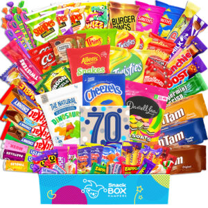 70th Birthday Thrill Mix Snack Box Gift Hamper – Extra Large