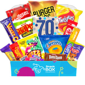 70th Birthday Thrill Mix Snack Box Gift Hamper – Fun Size