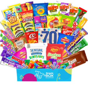 70th Birthday Thrill Mix Snack Box Gift Hamper – Large