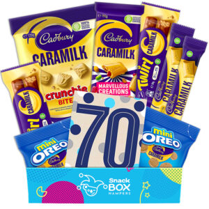 70th Birthday Caramilk Gift Box Hamper