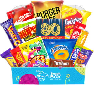 80th Birthday Thrill Mix Snack Box Gift Hamper – Fun Size