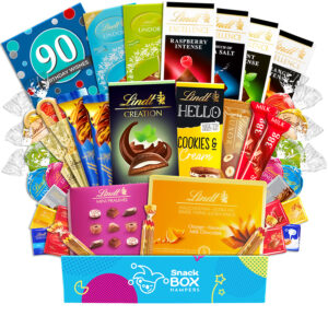 90th Birthday Lindt Premium Chocolate Gift Box Hamper – Large