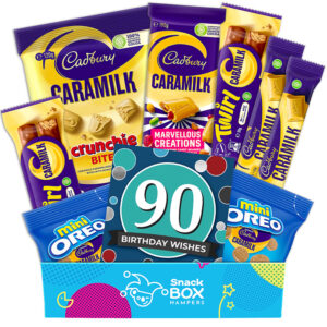 90th birthday caramilk gift box hamper