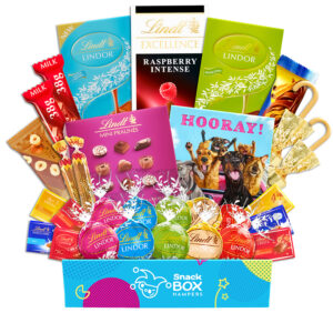 Congratulations Lindt Premium Chocolate Gift Box Hamper – Medium