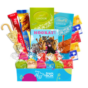 Congratulations Lindt Premium Chocolate Gift Box Hamper – Small