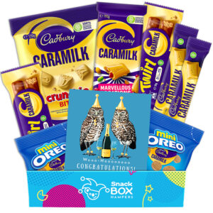 congratulations caramilk gift box hamper