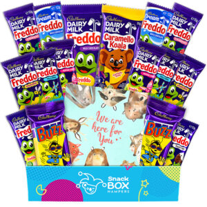 get well soon freddo and friends gift box hamper