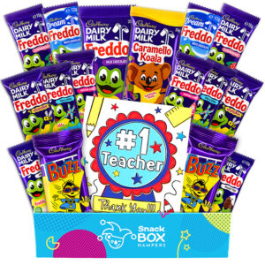 teacher freddo and friends gift box hamper
