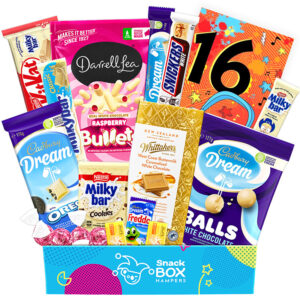 16th birthday white chocolate gift box hamper