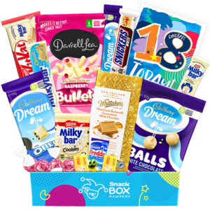 18th birthday white chocolate gift box hamper