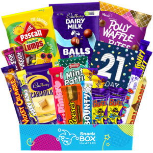 21st birthday gluten free chocolate gift box hamper large
