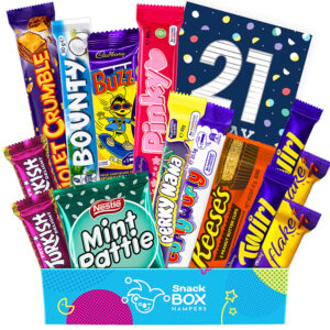 21st birthday gluten free chocolate gift box hamper small