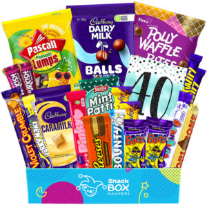 40th birthday gluten free chocolate gift box hamper large