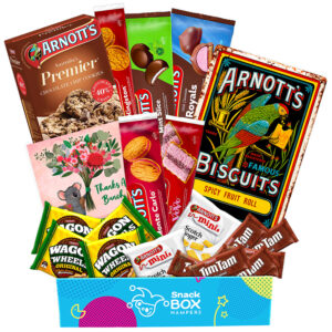 thank you tradie arnotts biscuit gift box hamper medium