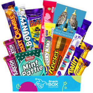 congratulations gluten free chocolate gift box hamper small