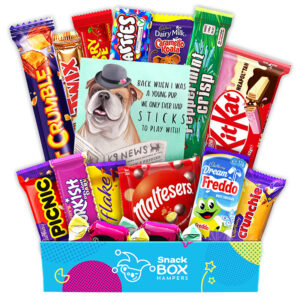 grandparents chockablock chocolate box gift hamper fun size