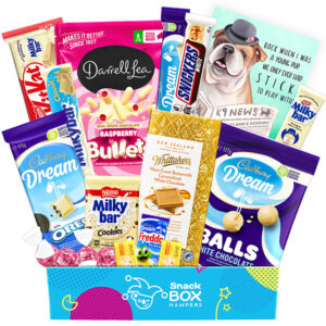 grandparents white chocolate gift box hamper