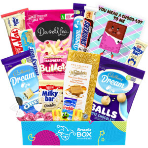 sister white chocolate gift box hamper