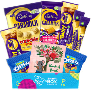 tradies caramilk gift box hamper